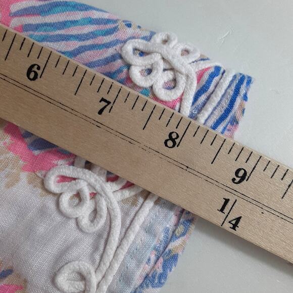 Lilly Pulitzer Ariella Maxi Dress 100% Linen Multi Roar of the Seas Women 10 NWT - Picture 15 of 15